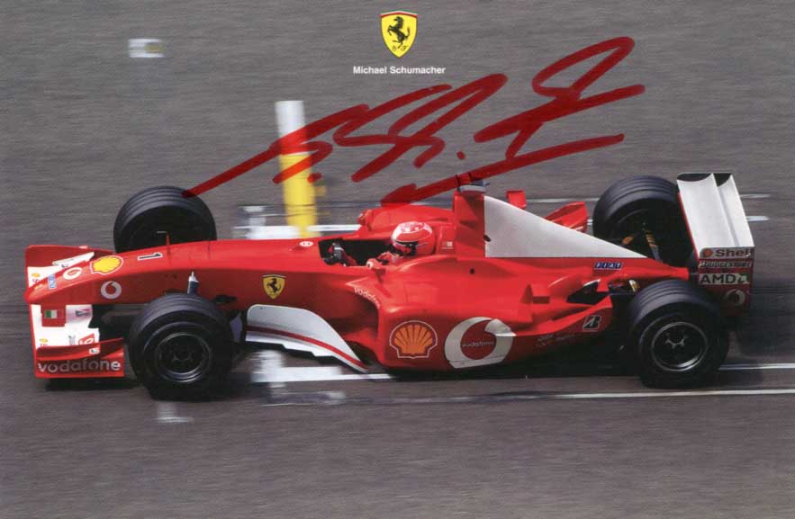 Michael Schumacher Autograph Autogramm | ID 14587856388477