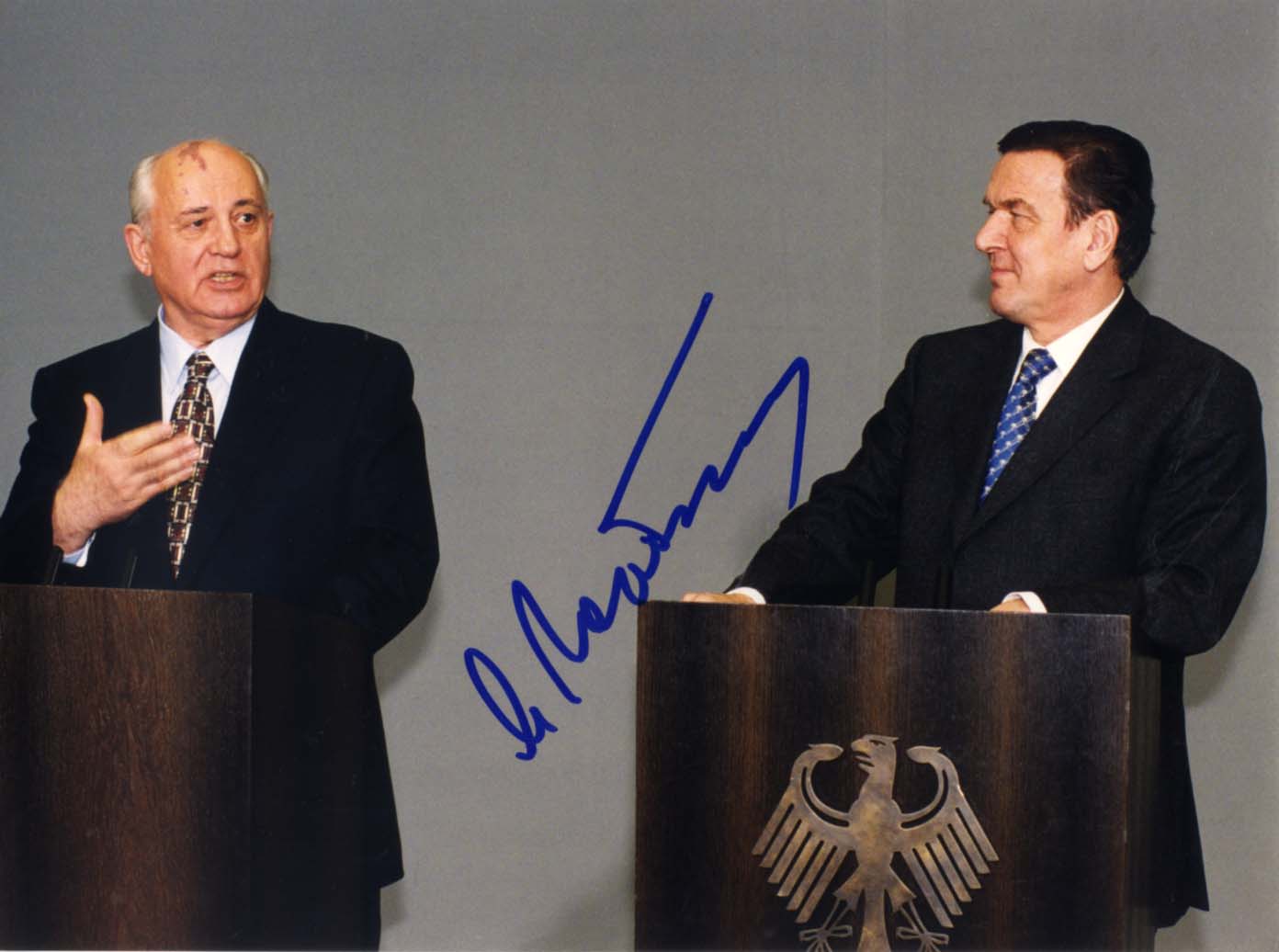 Michail Gorbachev Autograph Autogramm | ID 14840837833085