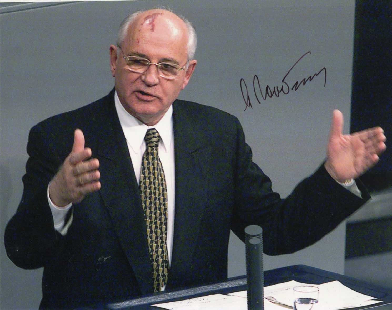 Michail Gorbachev Autograph Autogramm | ID 8515357180053