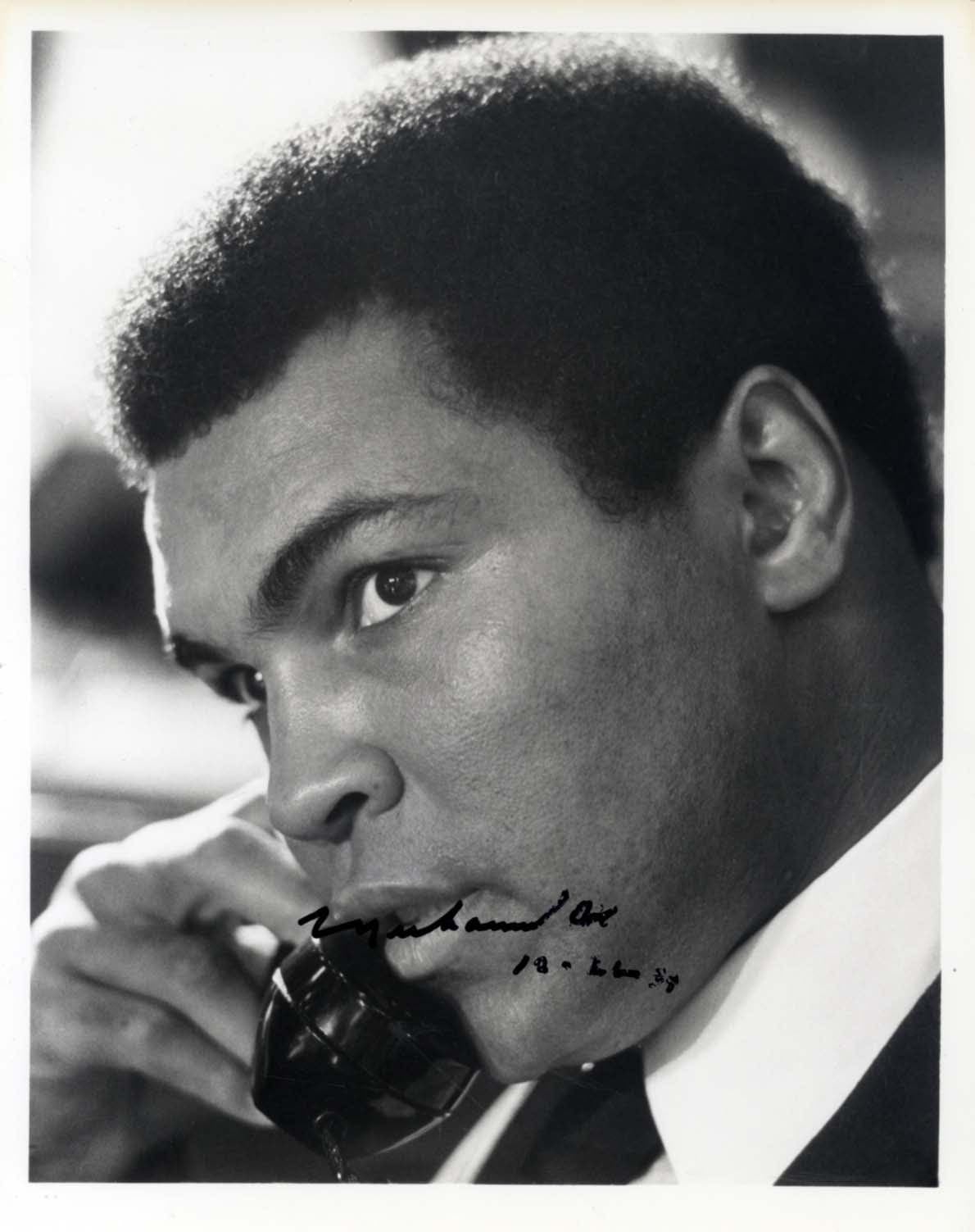 Muhammad Ali Autograph