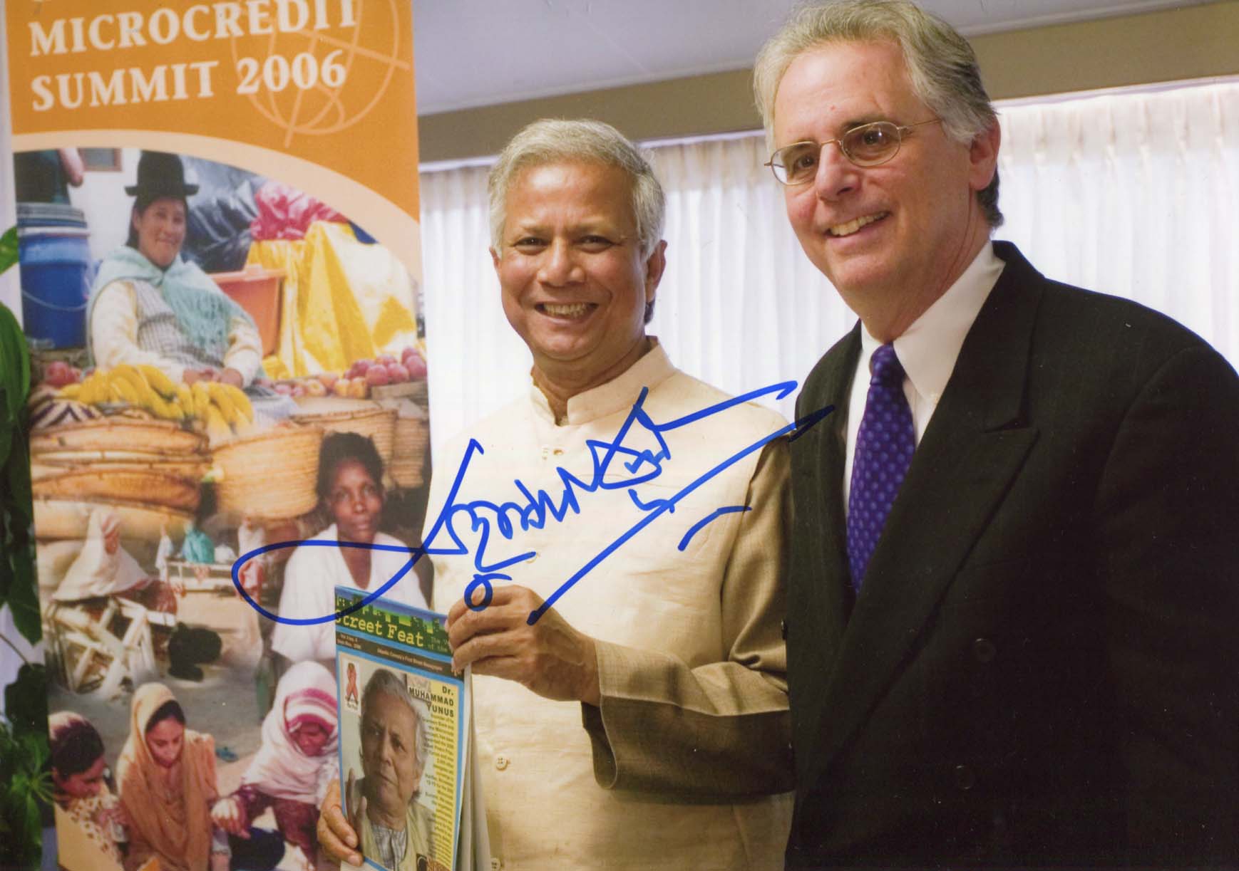 Muhammad  Yunus Autograph Autogramm | ID 8042669244565