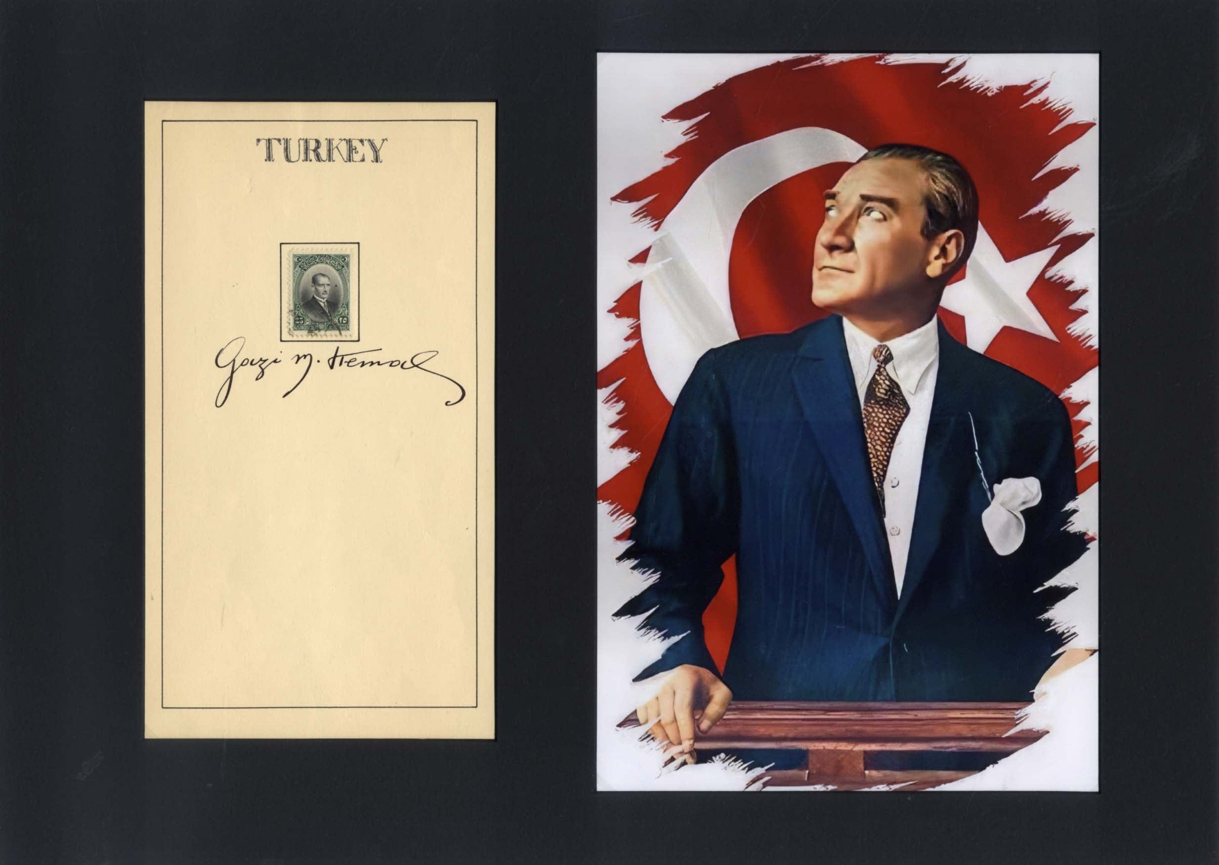 Mustafa Kemal Atatürk Autograph Autogramm | ID 14672053535101