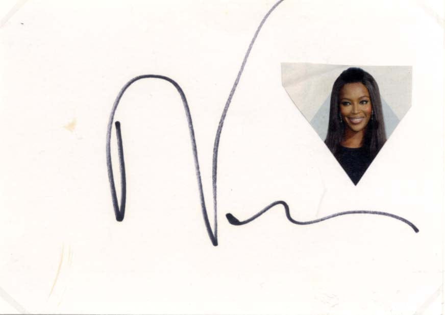 Naomi Campbell Autograph Autogramm | ID 8507439644821