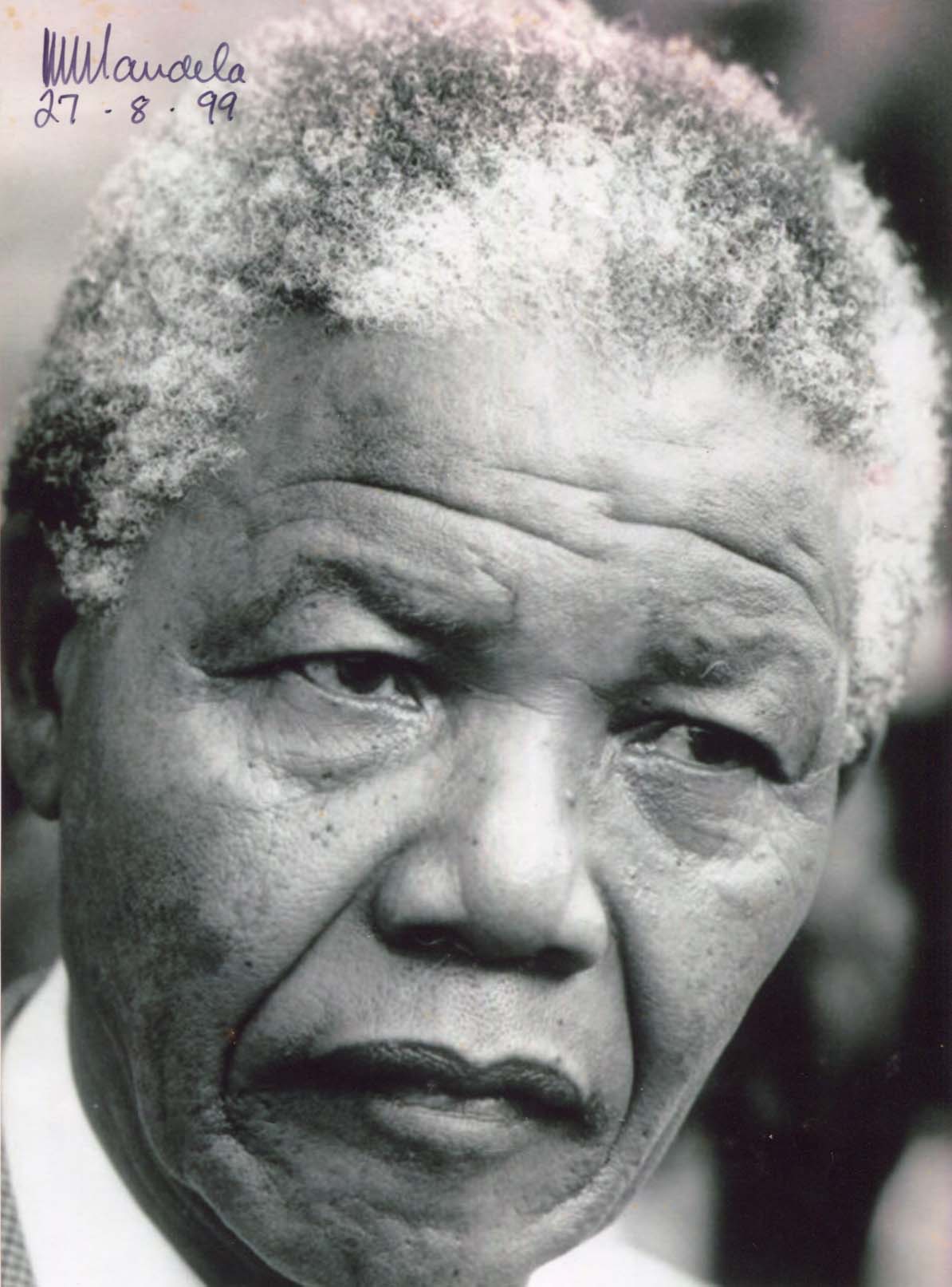 Nelson Mandela Autograph Autogramm | ID 8322085027989