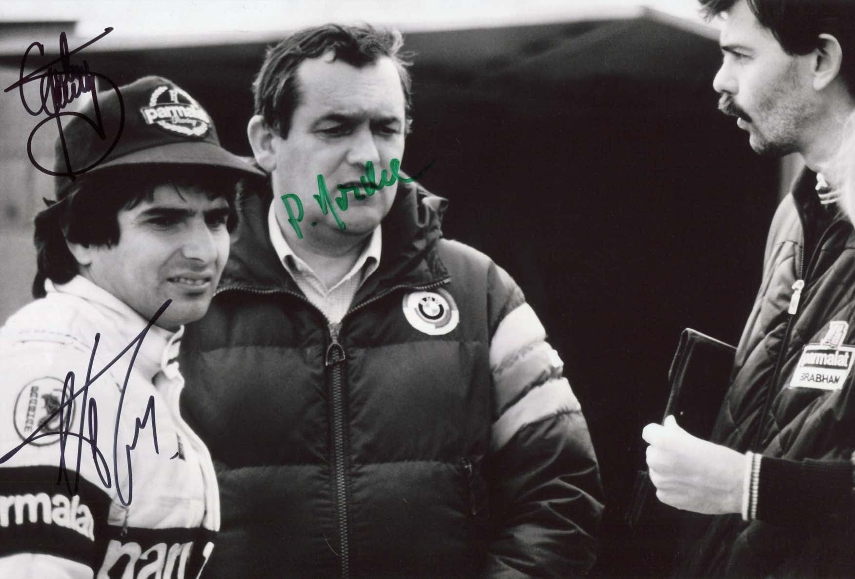 Nelson &amp; Paul &amp; Gordon Piquet &amp; Rosche &amp; Murray Autograph Autogramm | ID 7889360224405