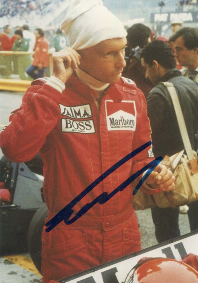 Niki  Lauda Autograph Autogramm | ID 7984678305941