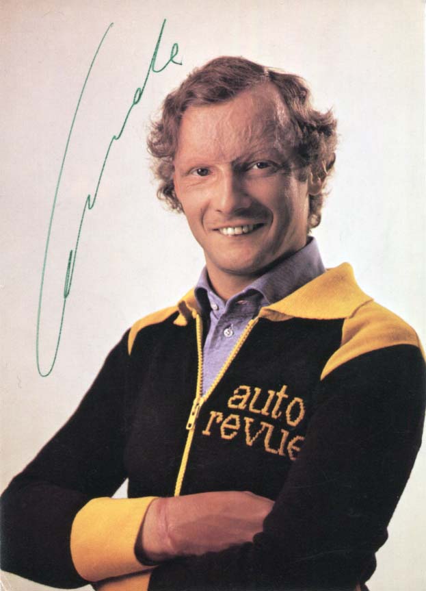 Niki  Lauda Autograph Autogramm | ID 8213307490453