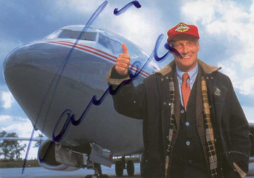 Niki  Lauda Autograph Autogramm | ID 14882268643709