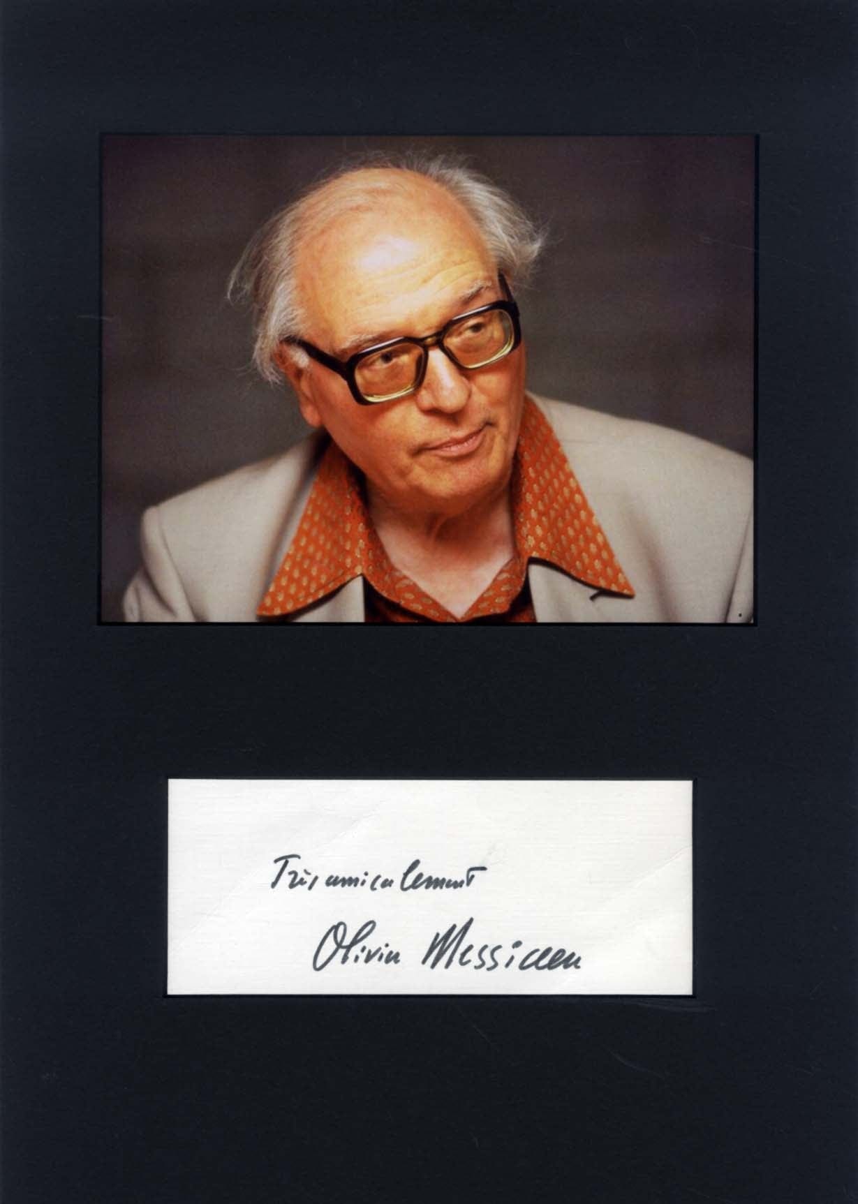 Olivier Eugène Prosper Charles Messiaen Autograph Autogramm | ID 14899894288765