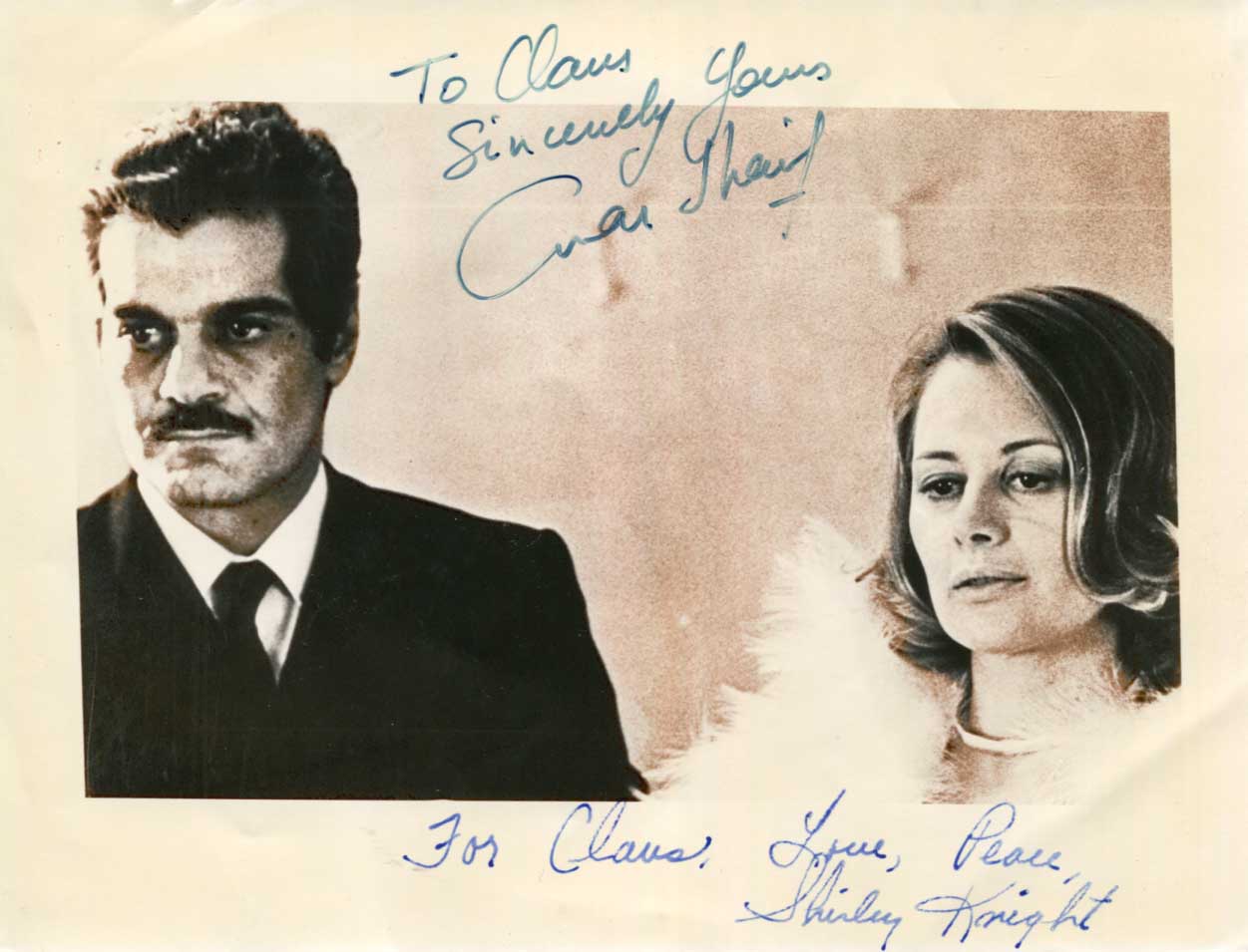 Omar &amp; Shirley Sharif &amp; Knight Autograph Autogramm | ID 14888501019005