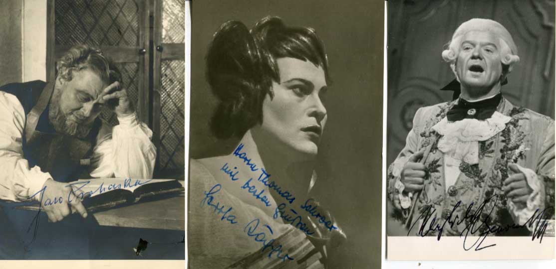  Opera Singers Autograph Autogramm | ID 8480831963285