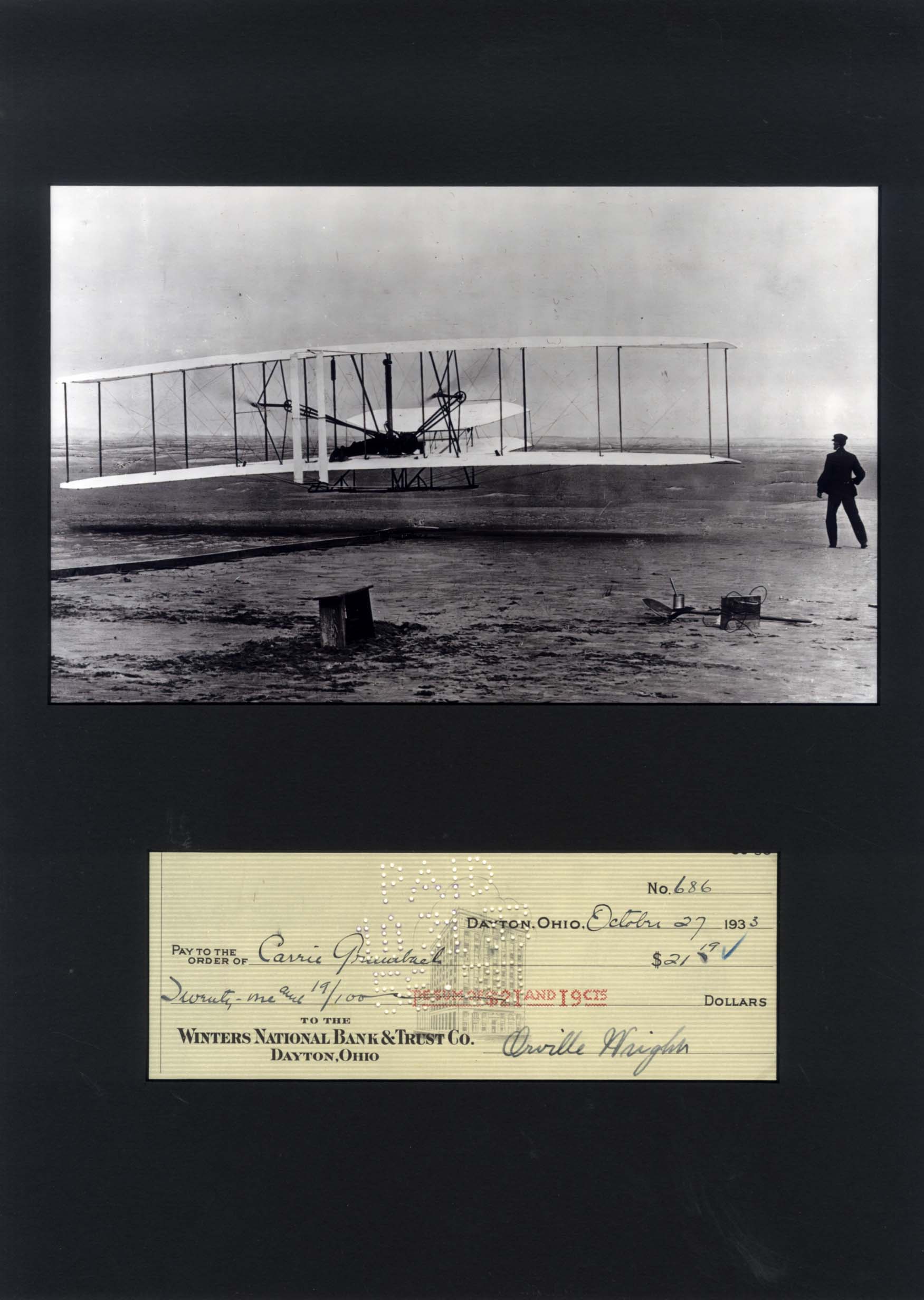 Orville Wright Autogramm