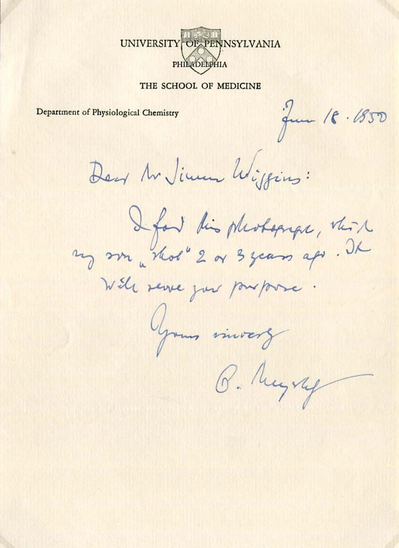 Science autographs and manuscripts