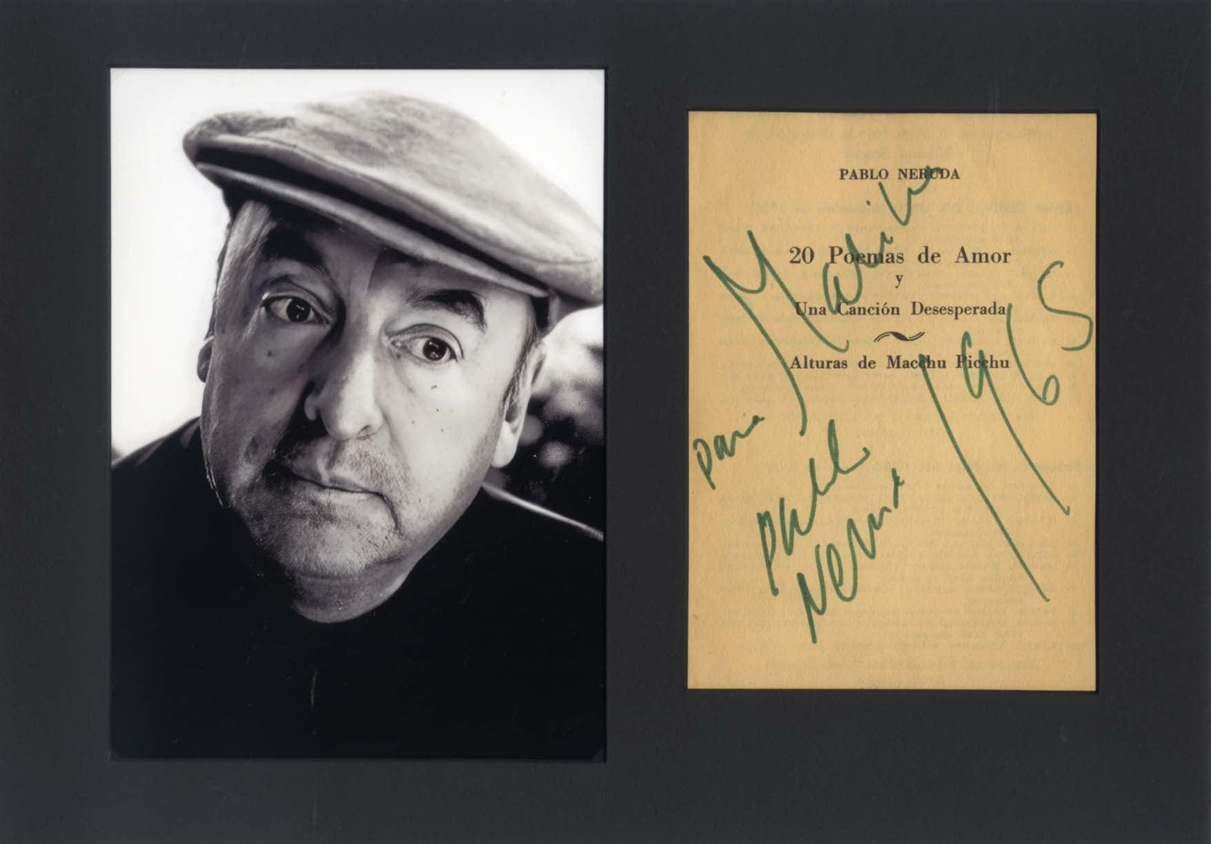 Pablo Neruda Autograph Autogramm | ID 14889487958397