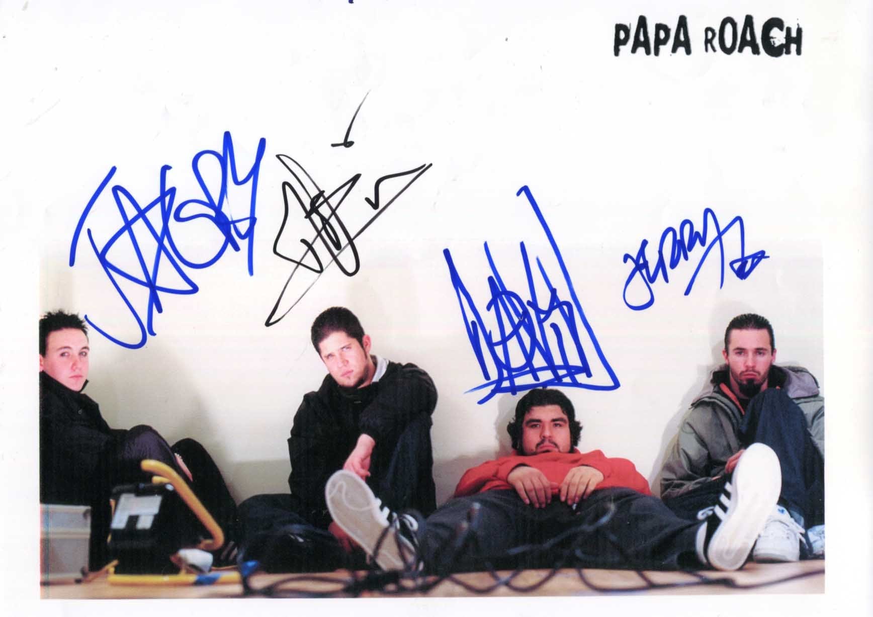  Papa Roach Autograph Autogramm | ID 14603100520829