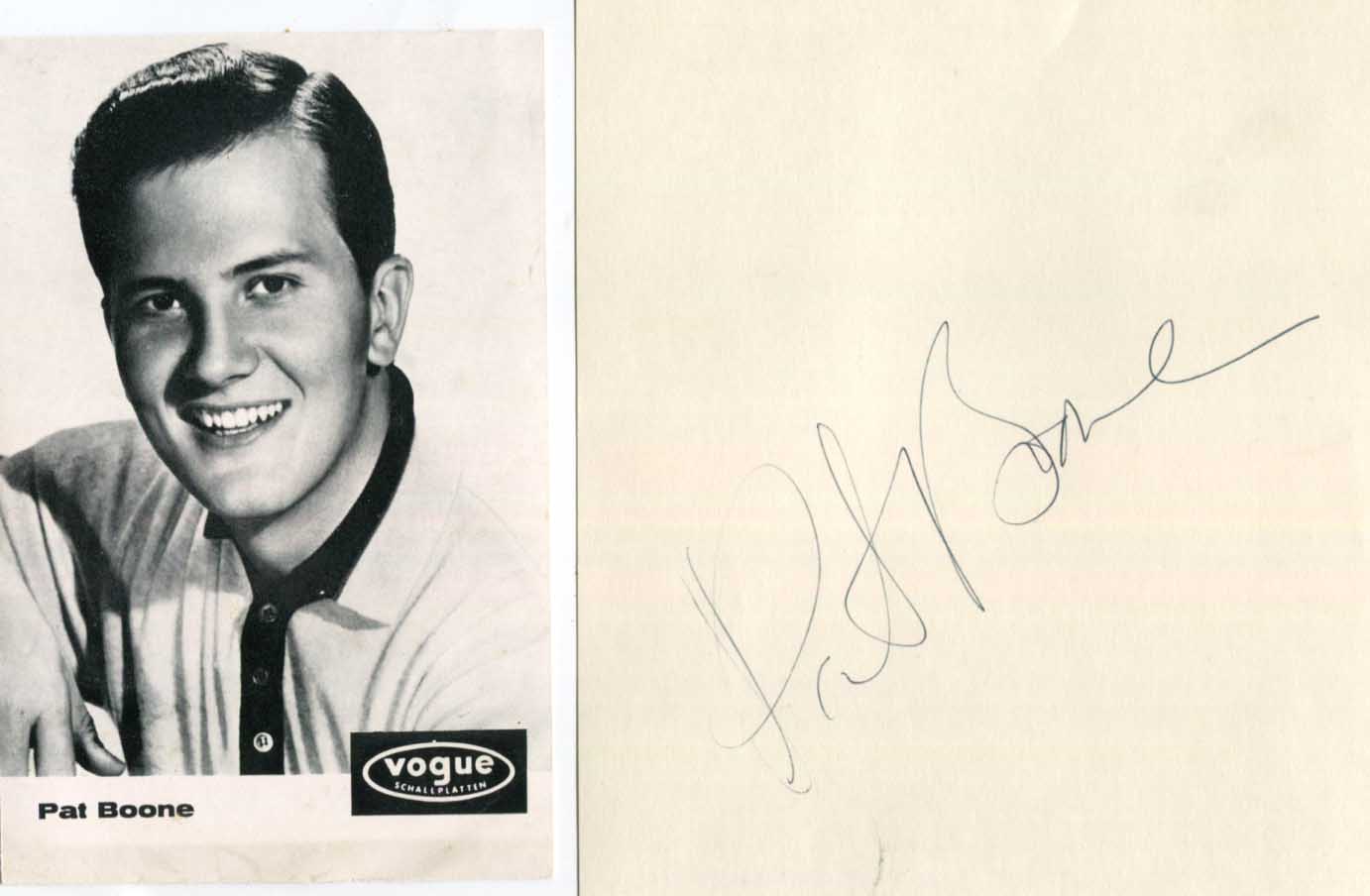 Pat Boone Autograph Autogramm | ID 14671471837565