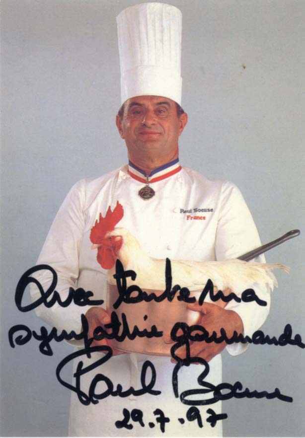 Paul Bocuse Autograph Autogramm | ID 14842946191741