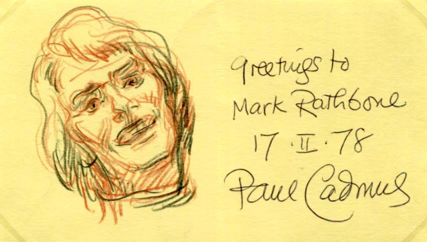Paul Cadmus Autograph Autogramm | ID 8330318119061