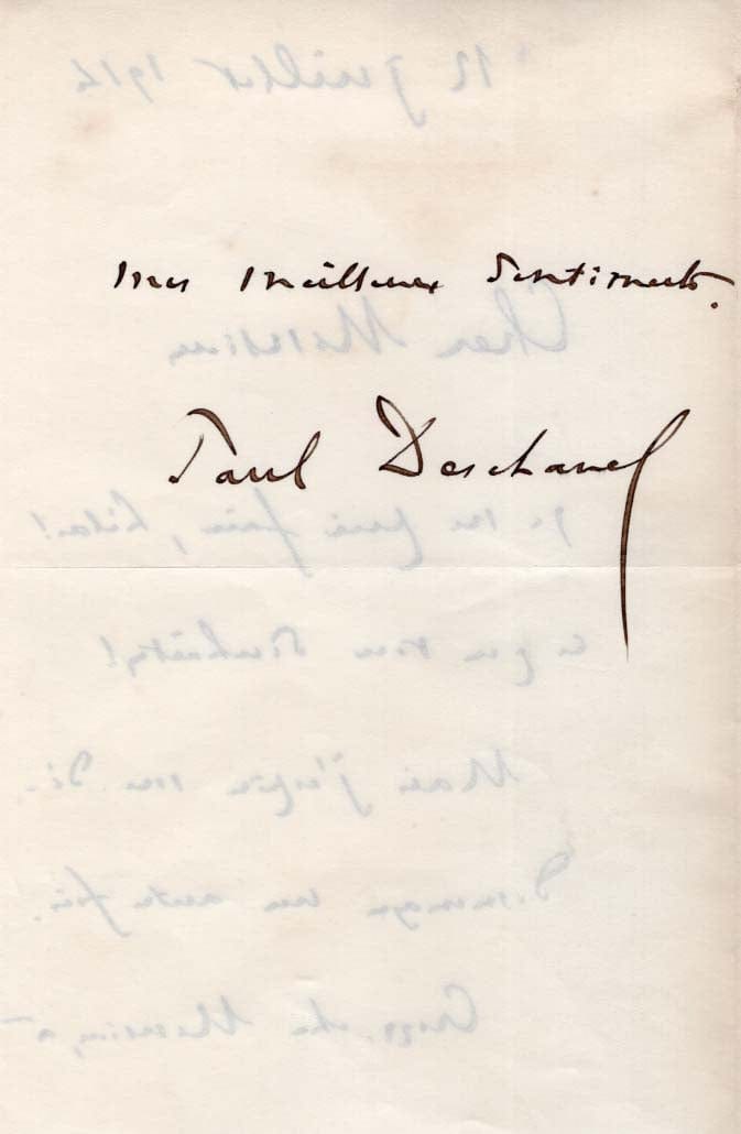 Paul  Deschanel Autograph Autogramm | ID 8119721656469