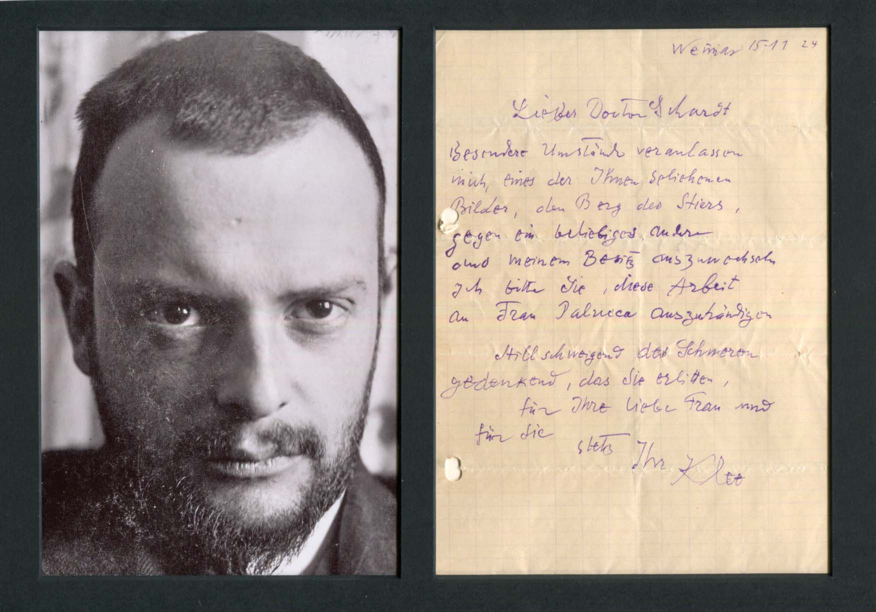 Paul Klee Autograph | signed letters