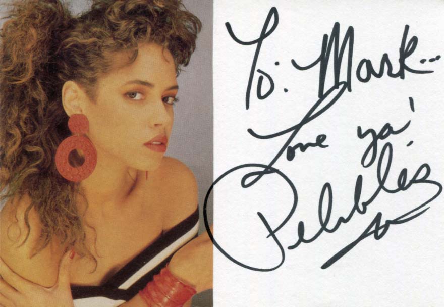 Pebbles Perry Perri `Pebbles` Reid Autograph | signed photographs