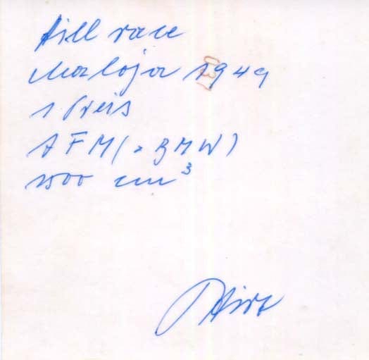 Peter Hirt Autograph Autogramm | ID 8028119269525