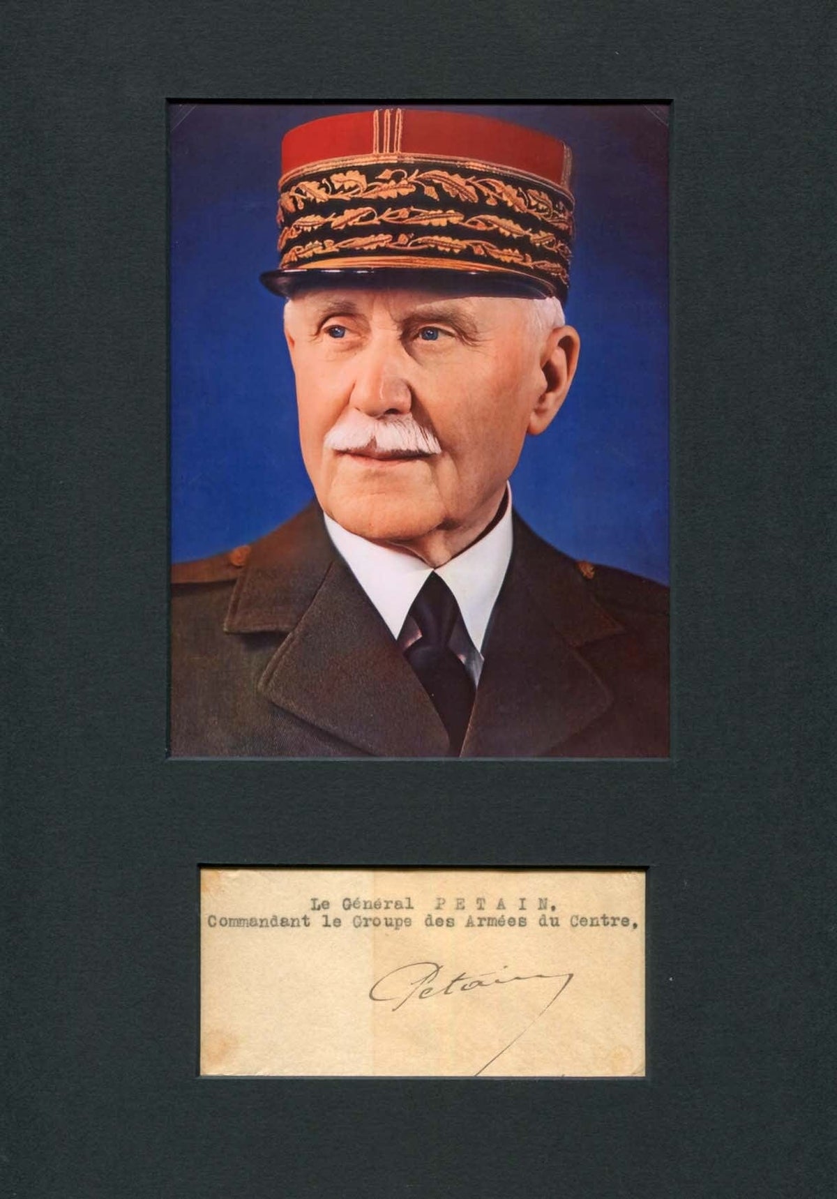 Philippe Petain Autograph | signed cards / album pages