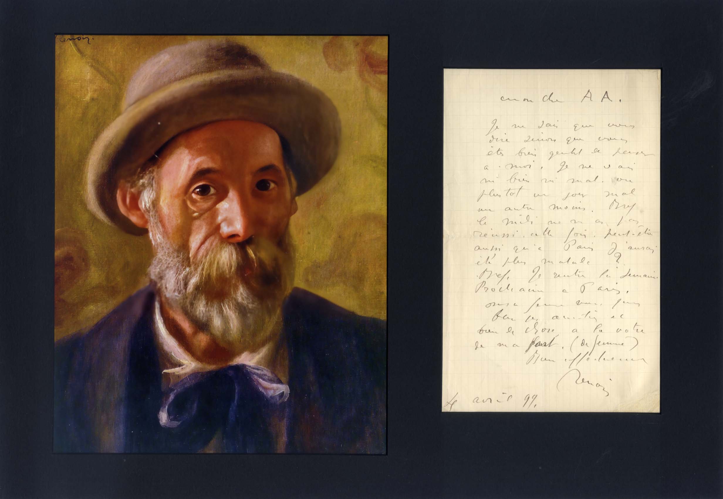 Pierre-Auguste Renoir Autograph Autogramm | ID 8197581471893