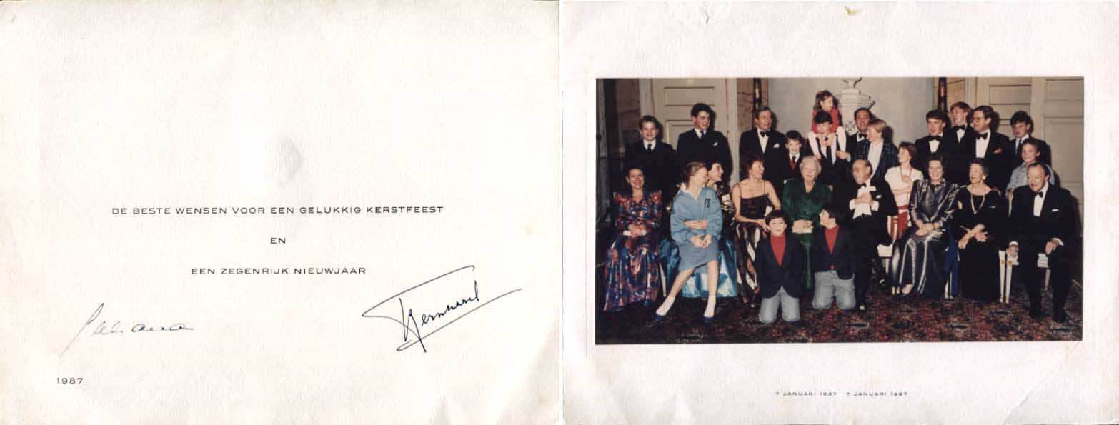 Prince Bernhard &amp; Queen Juliana of the Netherlands Autograph Autogramm | ID 8426919624853