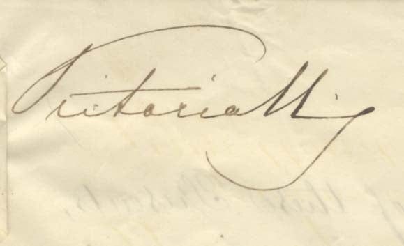  Queen Victoria Autograph Autogramm | ID 15025611932029