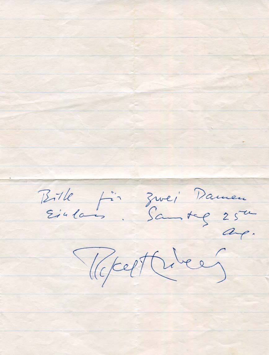 Rafael  Kubelik Autograph Autogramm | ID 7965336731797