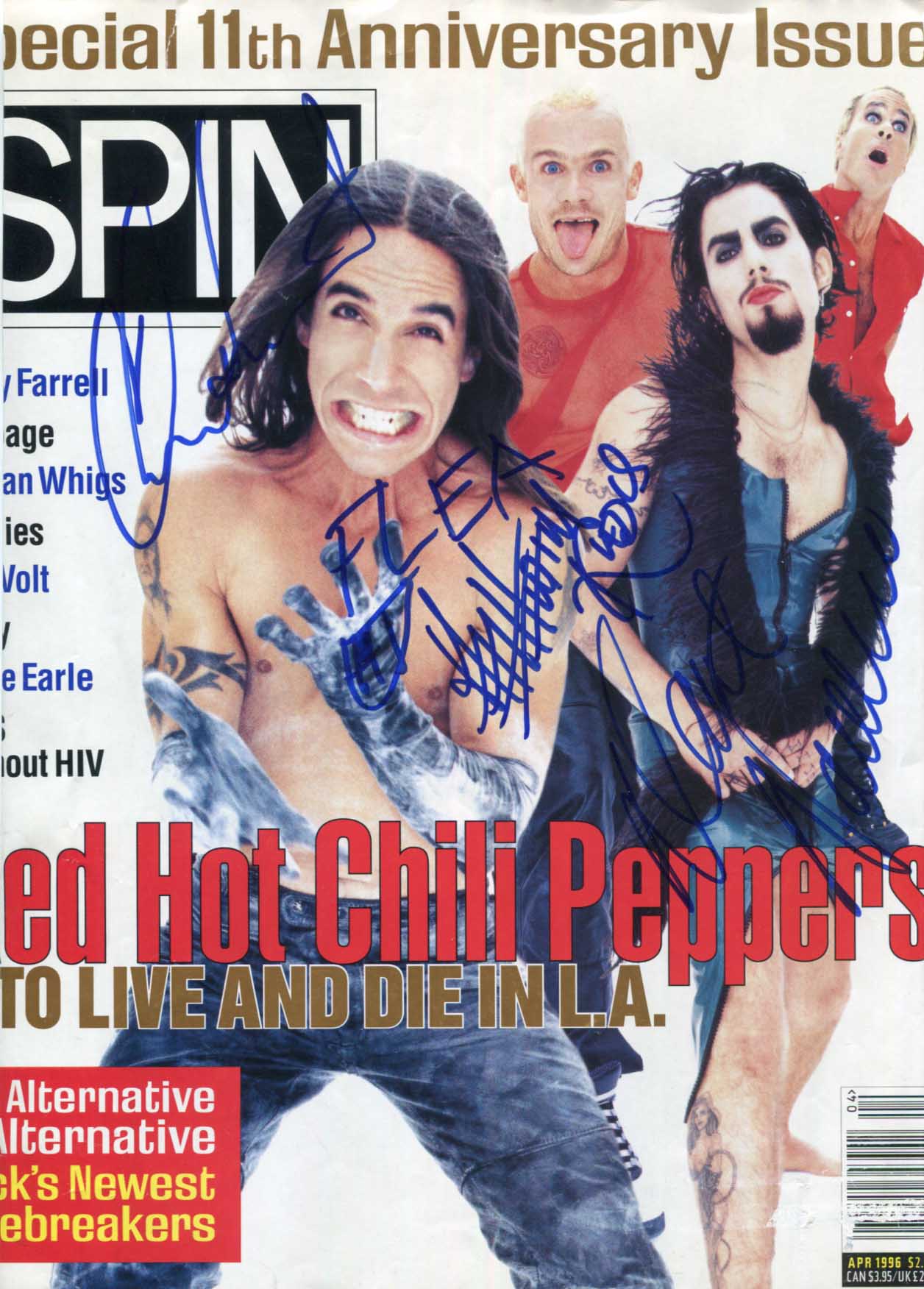  Red Hot Chili Peppers Autograph Autogramm | ID 14680506990973