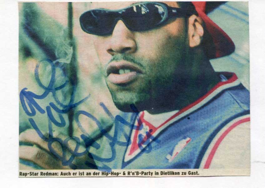 Reginald Noble `Redman` Autograph Autogramm | ID 14680458002813