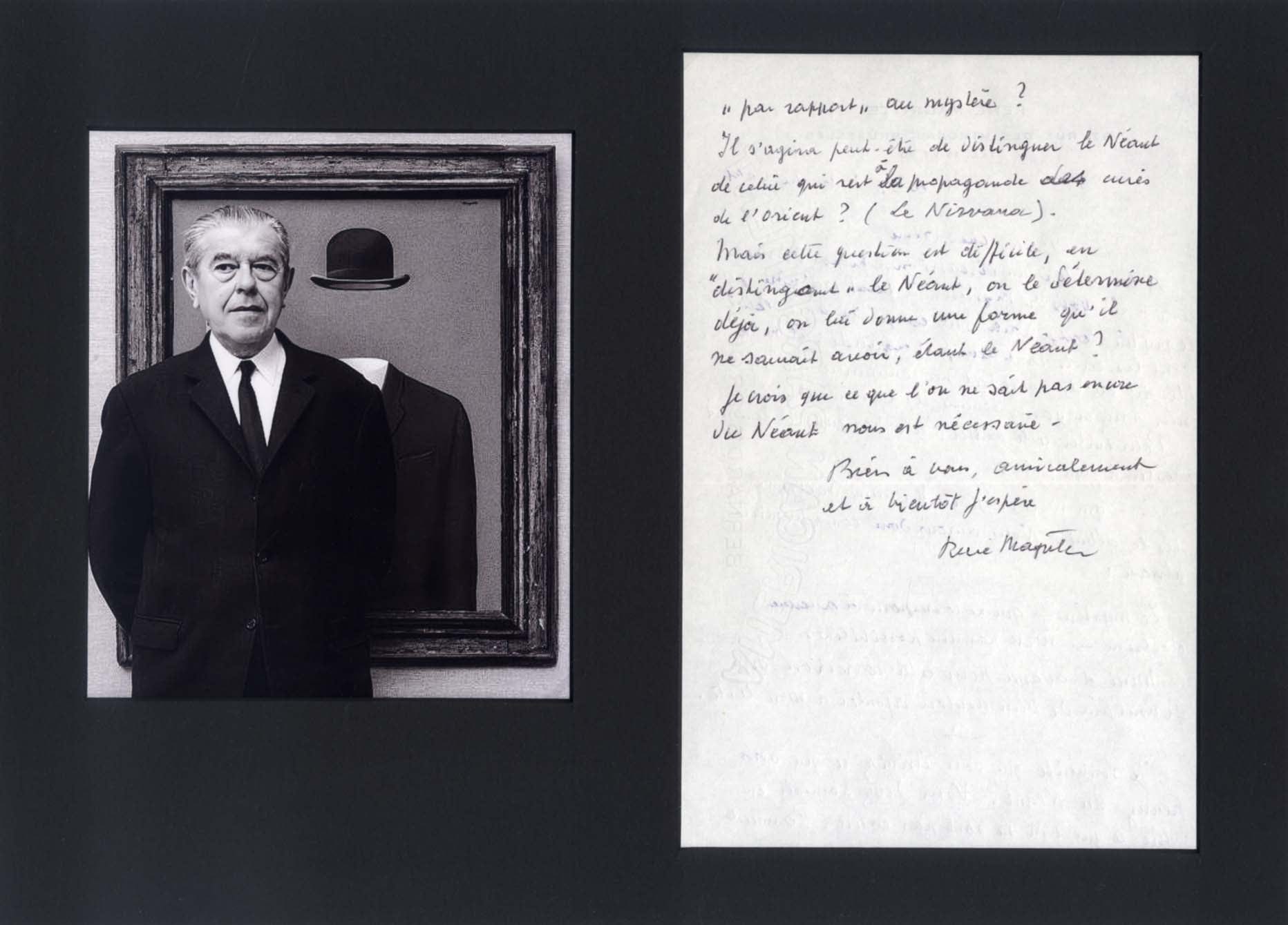 René François Ghislain Magritte Autograph Autogramm | ID 7992703582357