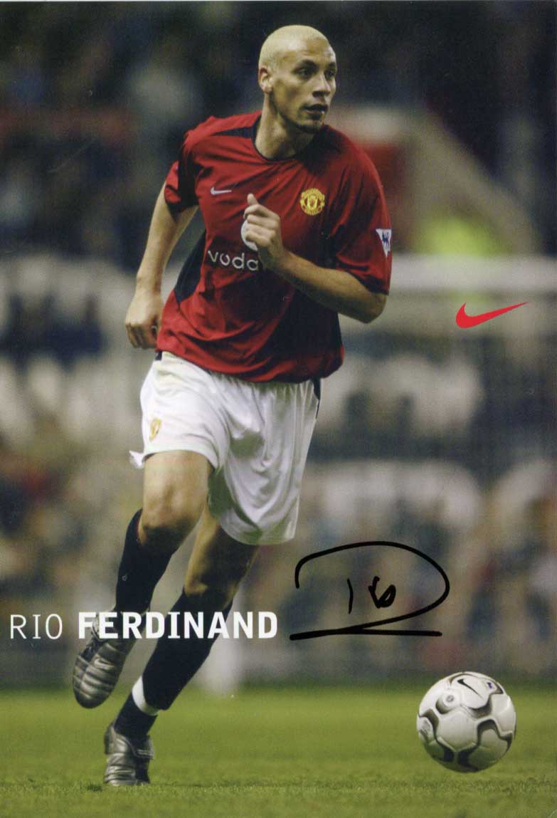 Rio &amp; Diego &amp; Karel Ferdinand &amp; Forlán &amp; Poborsky Autograph Autogramm | ID 14676851097981