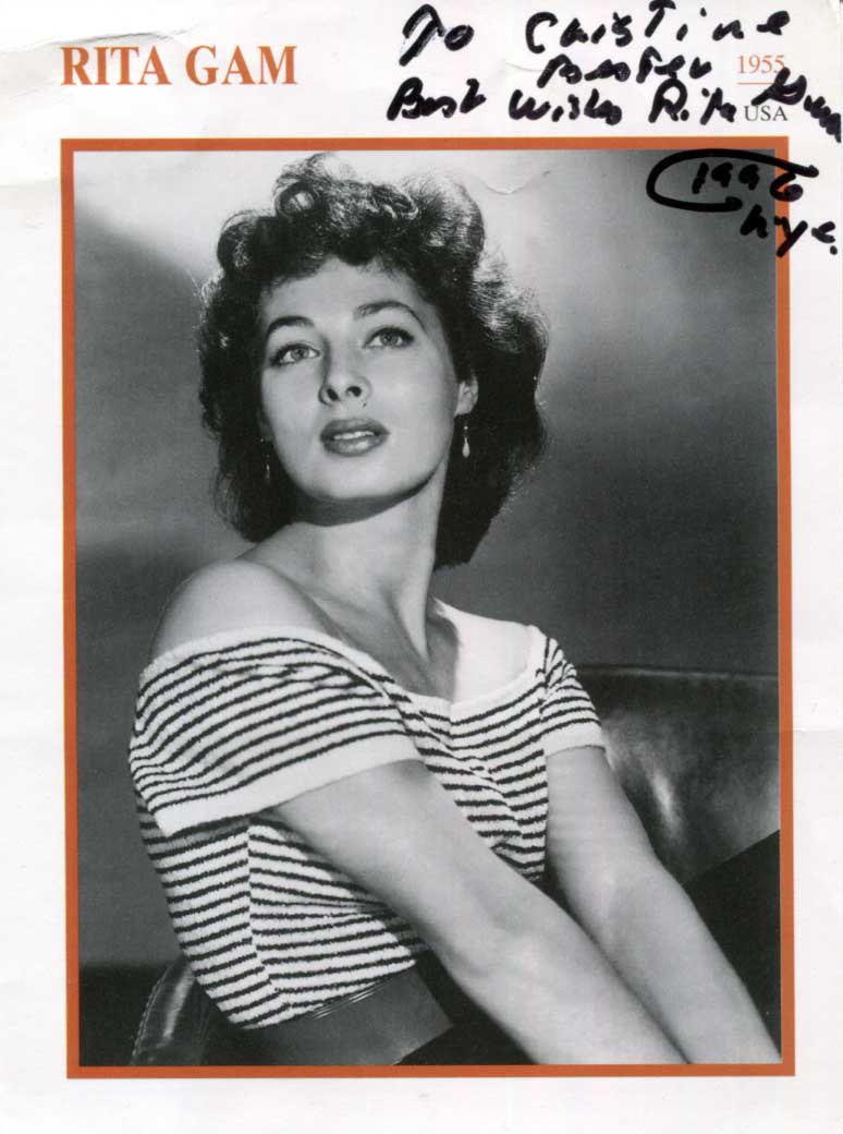 Rita Gam Autograph Autogramm | ID 8574097621141