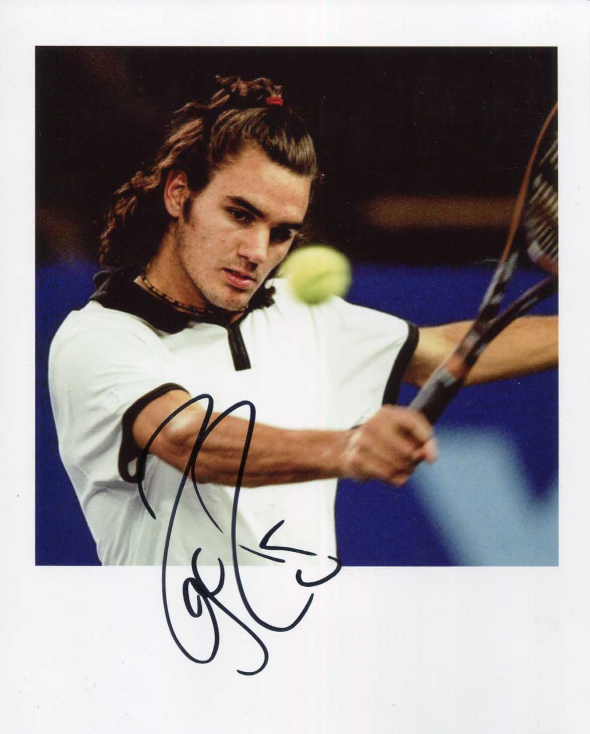 Roger Federer Autograph Autogramm | ID 14882357543293