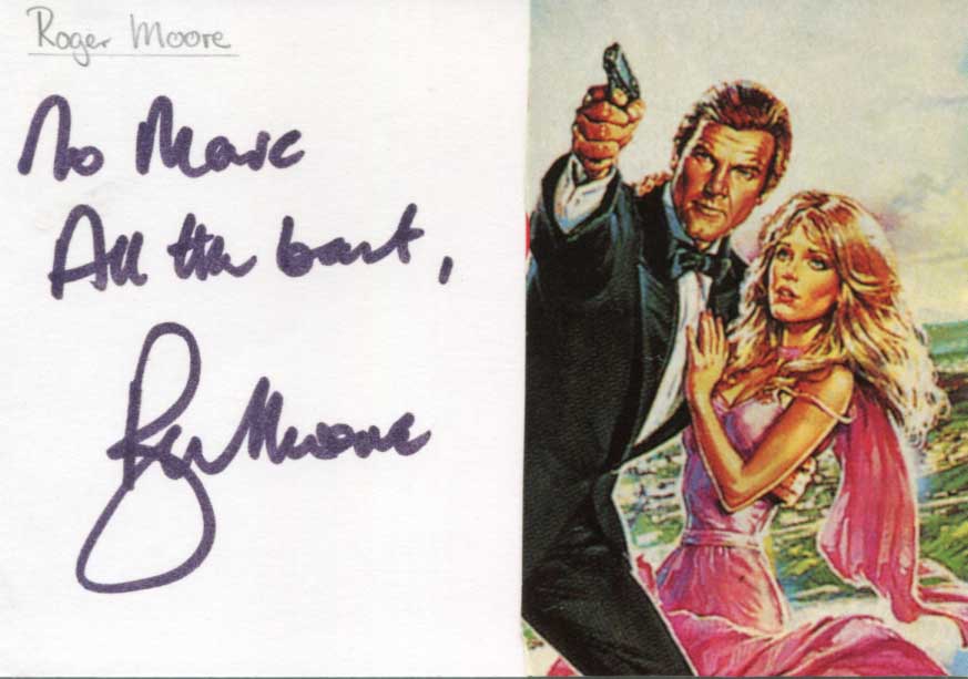 Roger Moore Autograph Autogramm | ID 8553910730901