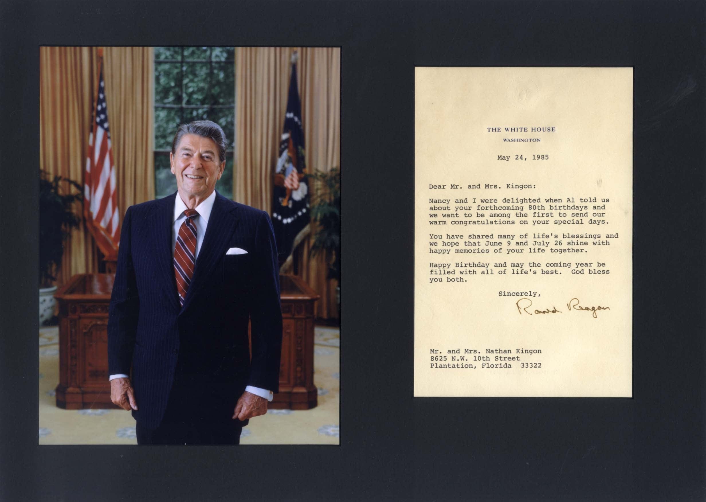 Ronald Wilson Reagan Autograph Autogramm | ID 8139049697429