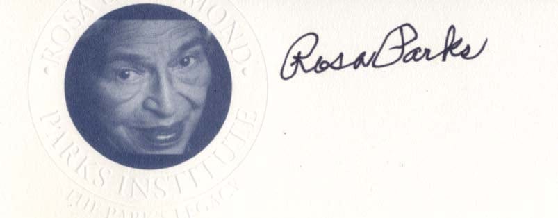 Rosa Parks Autograph Autogramm | ID 8043828969621