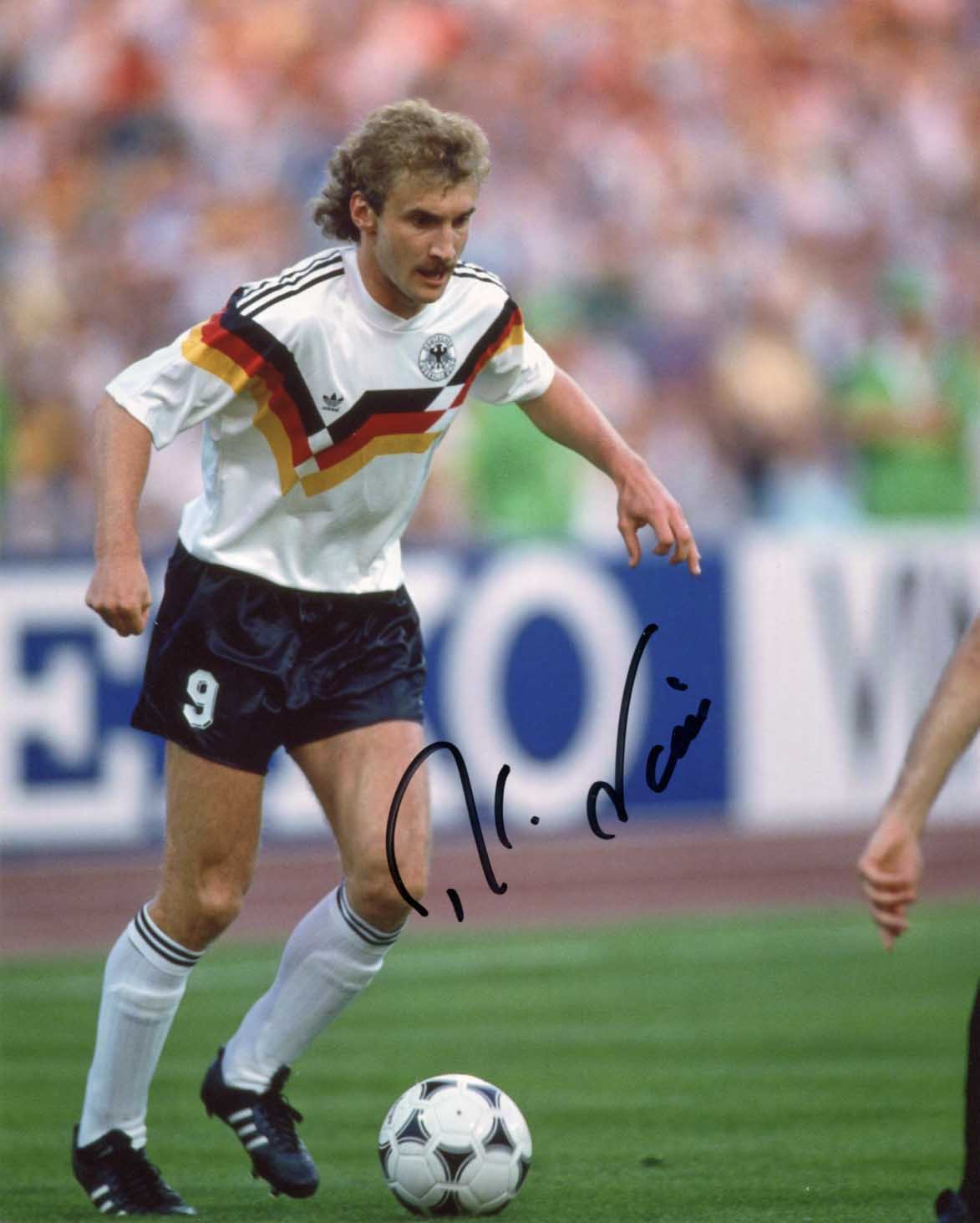 Rudi  Völler Autograph Autogramm | ID 8495197978773