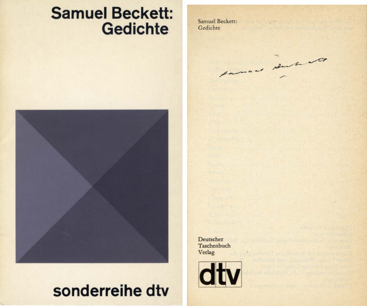 Samuel Beckett Autograph Autogramm | ID 14678778610045