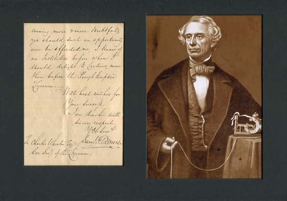 Samuel Finley Breese Morse Autograph Autogramm | ID 7923883737237