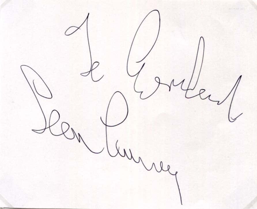Sean Connery Autograph Autogramm | ID 8213718007957