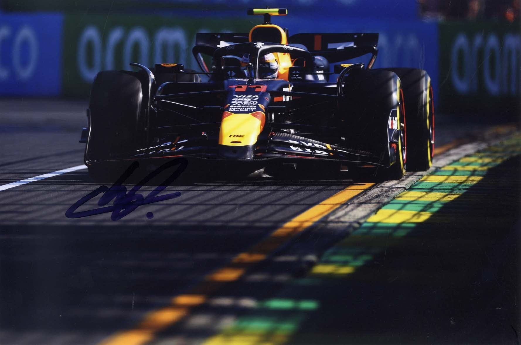 Sergio  Pérez Autograph Autogramm | ID 14602185638269