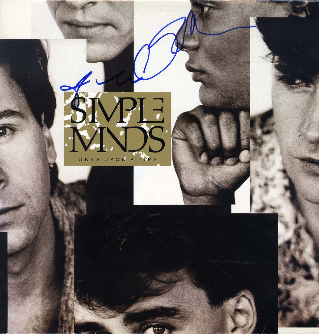 Simple Minds Simple Minds autograph, signed vinyl record cover