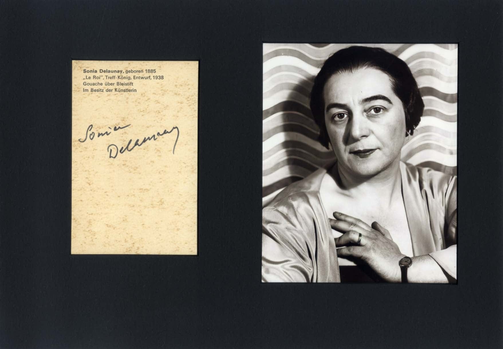 Sonia Delaunay Autograph Autogramm | ID 7992460771477