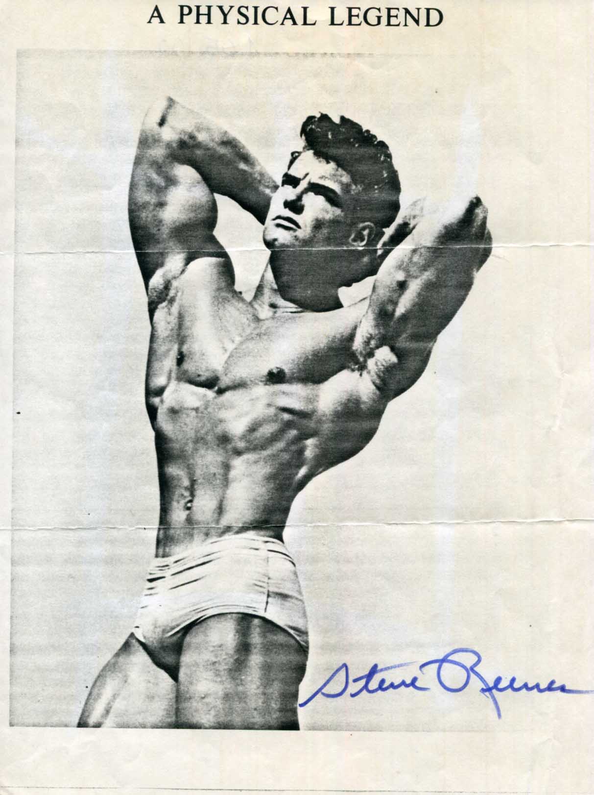 Stephen Lester `Steve` Reeves Autograph Autogramm | ID 8604089450645