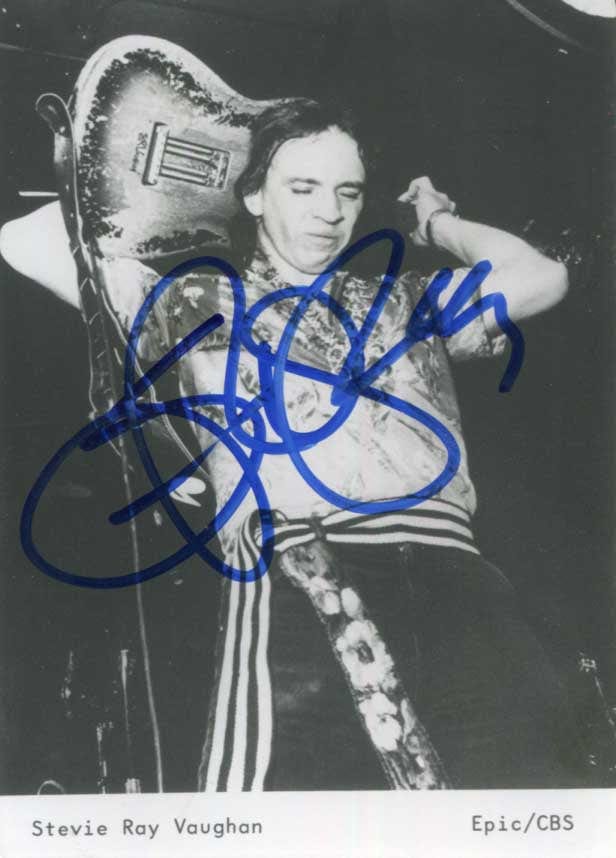 Stevie Ray  Vaughan Autograph Autogramm | ID 14879677415805