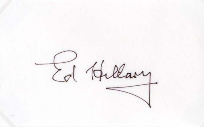 Tenzing &amp; Ed Norgay &amp; Hillary Autograph Autogramm | ID 8125464051861